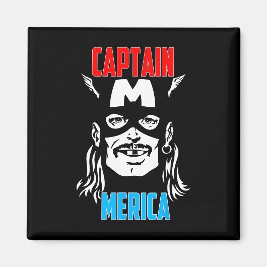 Aimant Capitaine Merica Boire Fête de l'Indépendance 4e D (Devant)
