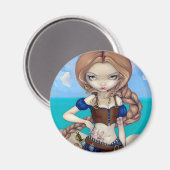 Aimant "Capitaine Molly Morgan" (Recto/Verso)