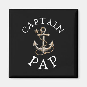 Aimant Capitaine Pap Bateau Voilier Bateau Ancre Vintage