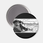 Aimant Capitaine pirate (Recto/Verso)