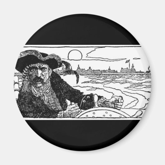 Aimant Capitaine pirate (Devant)