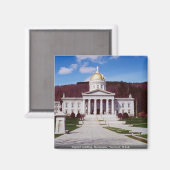 Aimant Capitol building, Montpelier, Vermont, États-Unis (Recto/Verso)