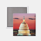 Aimant Capitol, Washington, D.C. (Recto/Verso)