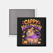 Aimant Cappy Halloween Capybara Witch  (Recto/Verso)