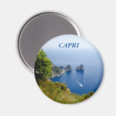 Aimant Capri avec roches Faraglioni (Recto/Verso)