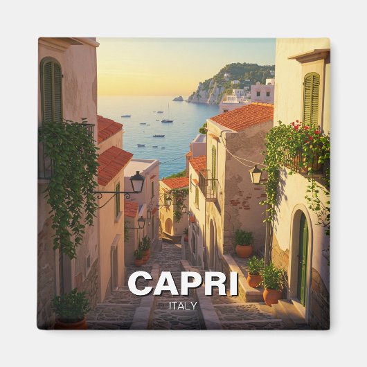 Aimant Capri Italie Voyage (Devant)