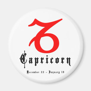 Aimant Capricorne, 22 décembre - 19 janvier