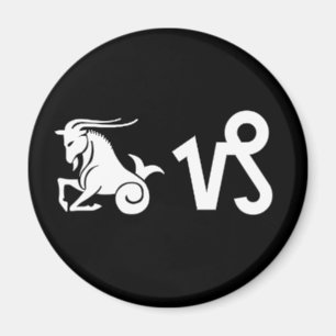 Aimant Capricorne avec symbole