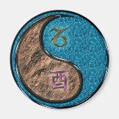 Aimant Capricorne & Coq d'Eau (Devant)