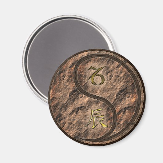 Aimant Capricorne & Dragon de Terre (Recto/Verso)