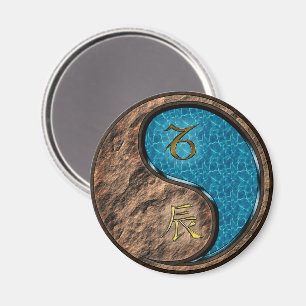 Aimant Capricorne & Dragon d'eau