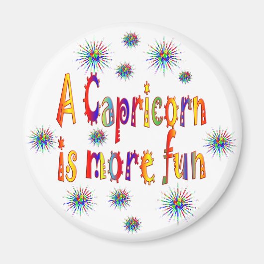 Aimant Capricorne est amusant (Devant)