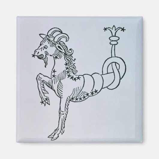 Aimant Capricorne (la chèvre) une illustration du 'Poe (Devant)