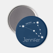 Aimant Capricorne personnalisée Constellation Zodiaque (Recto/Verso)
