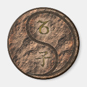 Aimant Capricorne & Rat de terre (Devant)