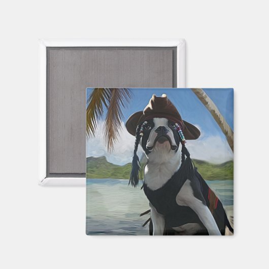 Aimant Capt Jack sparrow (Recto/Verso)