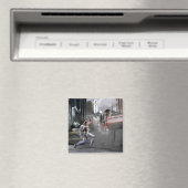 Aimant Capture d'écran : Cyborg vs Nightwing (In Situ (Lave-vaisselle))