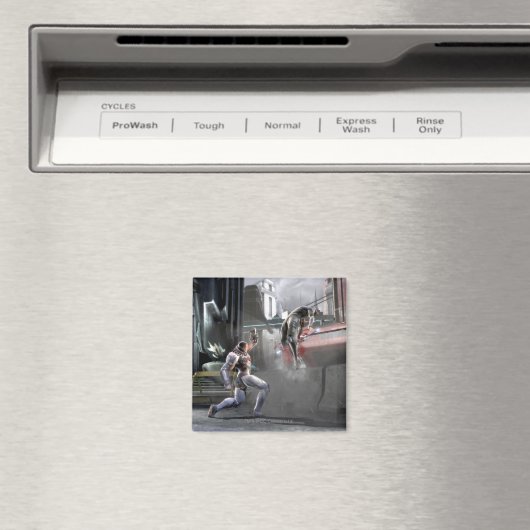 Aimant Capture d'écran : Cyborg vs Nightwing (In Situ (Lave-vaisselle))