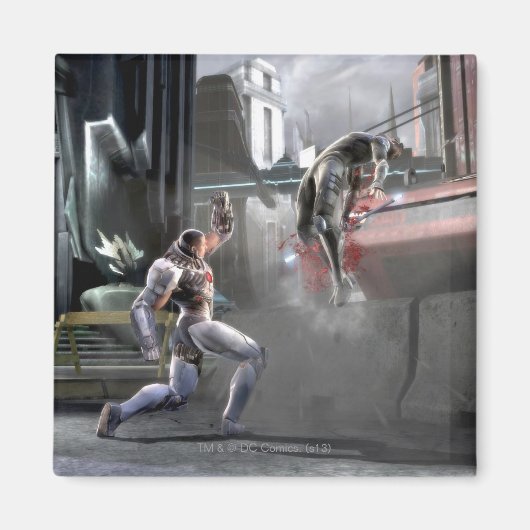 Aimant Capture d'écran : Cyborg vs Nightwing (Devant)