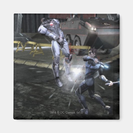 Aimant Capture d'écran : Cyborg vs Nightwing 3 (Devant)