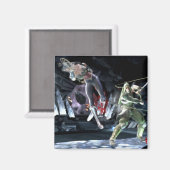 Aimant Capture d'écran : Wonder Woman vs Green Arrow (Recto/Verso)