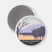 Aimant Capulin Volcano Monument National Nouveau Mexique  (Recto/Verso)