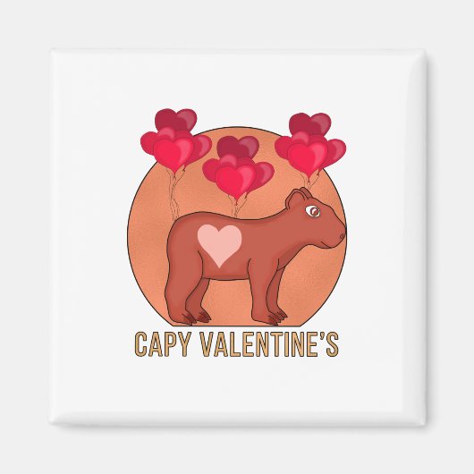 Aimant Capy Valentine's (Devant)