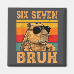 Aimant Capybara Drôle 67 Mème Six Sept Bruh Garçons Adole
