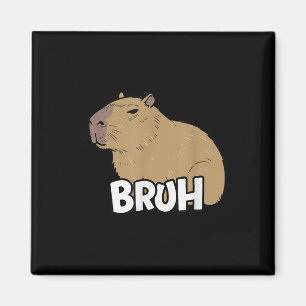 Aimant Capybara Mème Dit Bruh Avec Capybara Boys Girls
