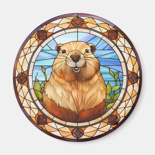 Aimant Capybara Mignon, Amoureux de Capybara (Devant)