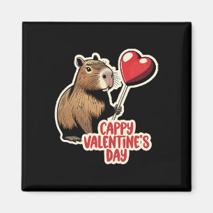 Aimant Capybara Saint-Valentin