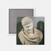Aimant Caracalla, buste cuirassé en marbre romain, 212-21 (Recto/Verso)