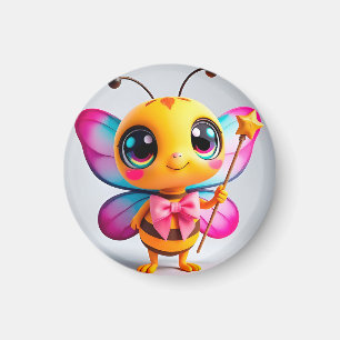 Aimant Caractère adorable Cartoon Bee Fairy