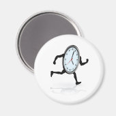 Aimant Caractère d'horloge en cours (Recto/Verso)