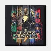 Aimant Caractères Adam Noir En Grandes Tailles Graphique (Devant)