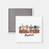 Aimant Caractères de dessin animé de Bolton (Recto/Verso)