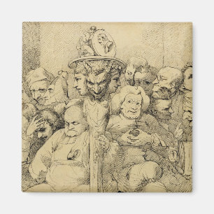 Aimant Caractères littéraires assemblés autour du