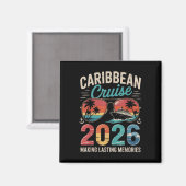 Aimant Caraibes Croisière 2026 Voyage Vacation Correspond (Recto/Verso)