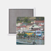 Aimant Caraïbes, GRENADA, St. George's, St. George's (Recto/Verso)