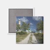 Aimant Caraïbes, TURQUES & CAICOS, île de Grand Turk, 3 (Recto/Verso)