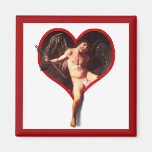 Aimant Caravaggio's Cupid (Ajouter votre texte)