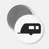 Aimant Caravane - Camping (Recto/Verso)