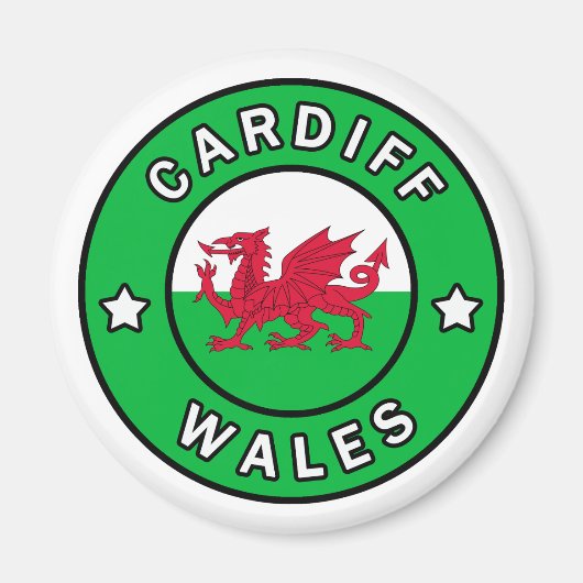 Aimant Cardiff Wales (Devant)