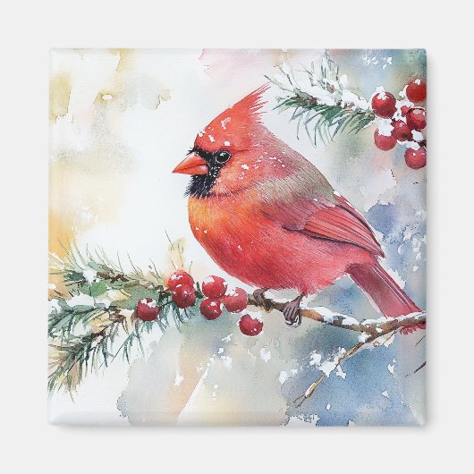 Aimant Cardinal de Noël (Devant)