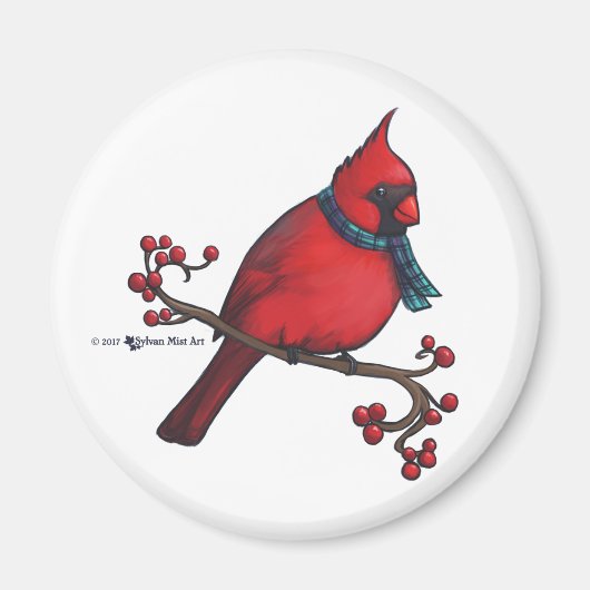 Aimant Cardinal de Noël (Devant)