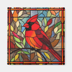 Aimant Cardinal en verre tendu