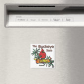 Aimant Cardinal Ohio Buckeye (In Situ (Lave-vaisselle))