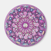 Cardinal rouge Rosace