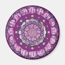 Cardinal rouge Rosace