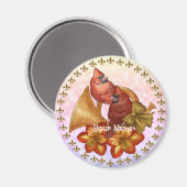 Aimant Cardinals Corne  (Recto/Verso)